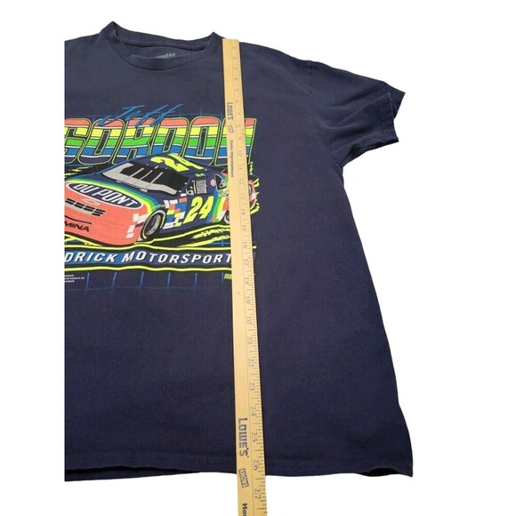 Jeff Gordon Retro / Vintage Style T-shirt Navy Blue SIZE: L - EUC - Picture 7 of 9